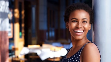 happy woman