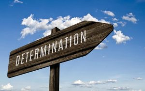 determination road sign